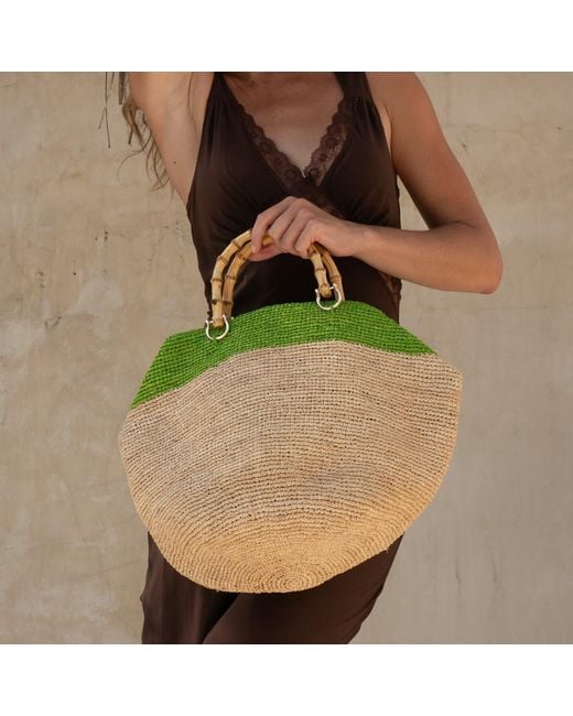 Zanatany Concepts Green Chainette- Bag