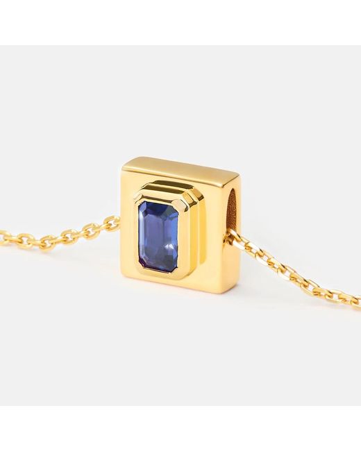 Kouree Metallic 'Baby Boy' Necklace Pendant Charm