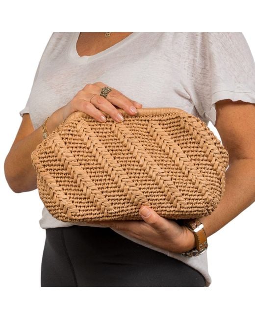 Springmoonatelier Brown Abudance Bag Raffia Light