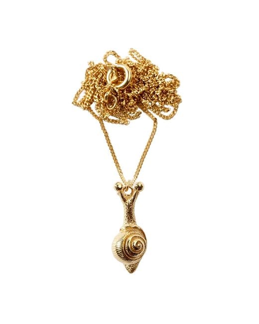 Lee Renee Metallic Baby Snail Necklace –