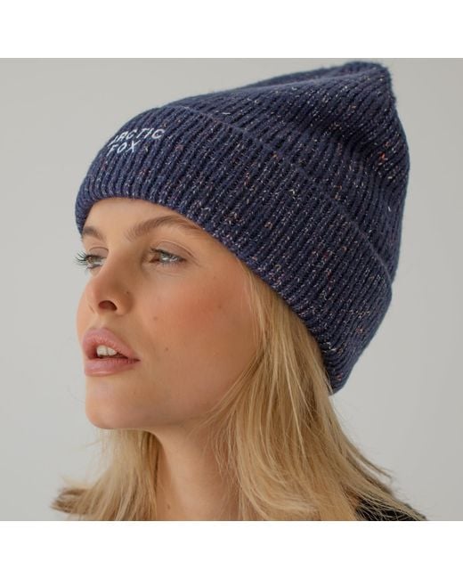 Arctic Fox & Co. Blue The Embroidered Beanie