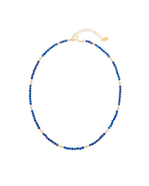 Inari Jewellery Blue Celestial Choker Necklace Lapis Lazuli Gemstone