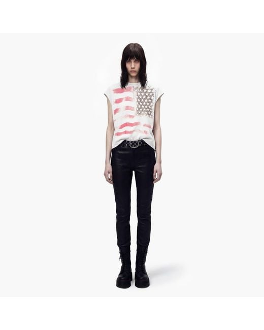 Other Uk White Stars & Stripes Rocker Tee for men