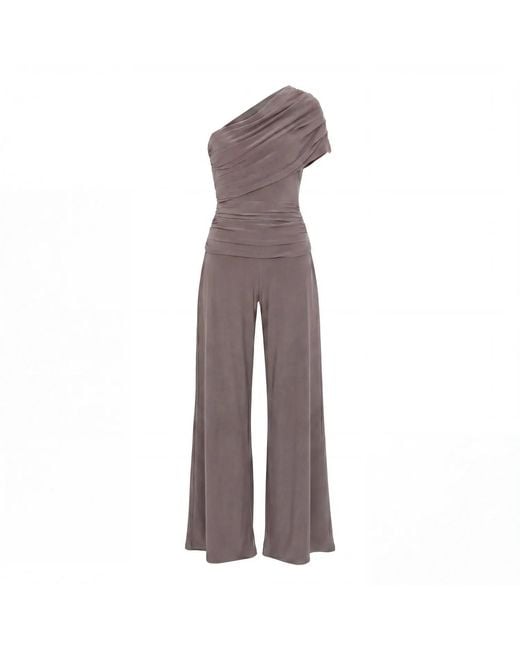 Atom Label Gray Rhodium Jumpsuit