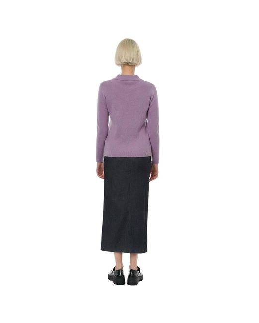 MARGOT VII Purple Cashmere Jumper