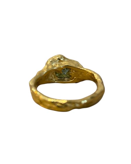 Mitsymay Jewellery Yellow One Of A Kind Peridot Ring