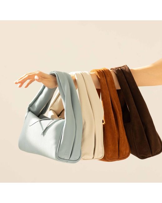 Tarea Studio Brown Suede Brooklyn Bag