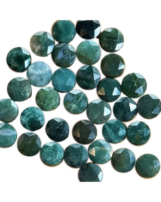 Herself Collections Blue Juniper Agate Earrings