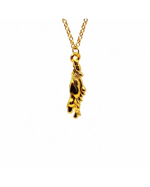 Moca Jewellery Metallic Drop Necklace