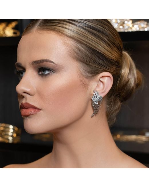 Stephanie Browne Australia Metallic Birds Of A Feather Earrings