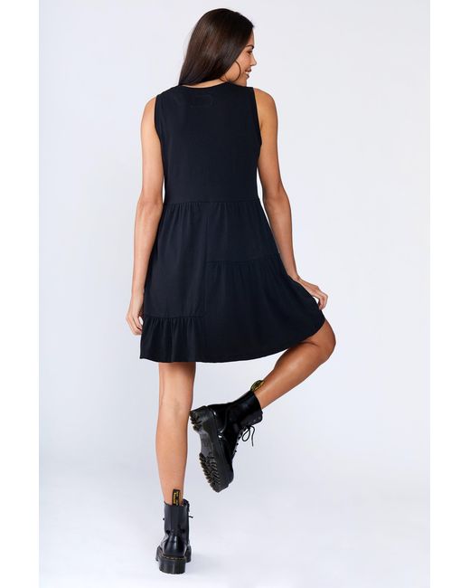 LOVETRUST Black Josephine Tiered Dress