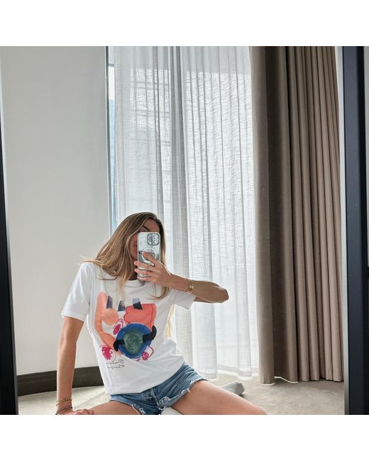Boutique Kaotique Pink My Brain Is Off-Line Today Organic Cotton Tee