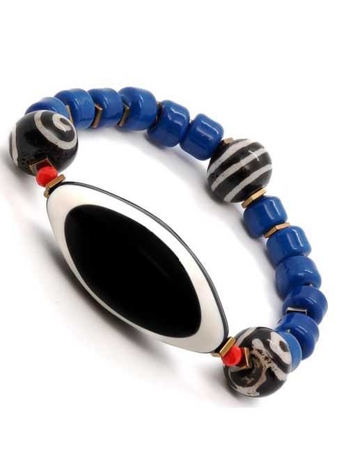 Ebru Jewelry Third Eye Blue Tibetan Bracelet