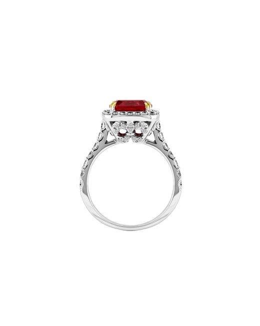 Arte Madrid Red Casa Real Fleur-De-Lis Ring