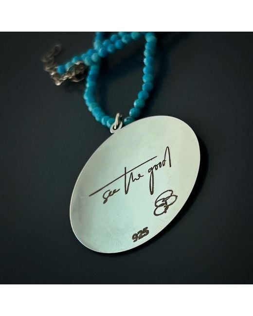 Ebru Jewelry Metallic See The Good Necklace