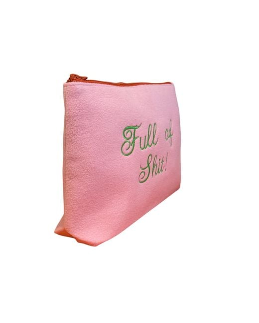 Lilly Loves Pink Full Of Shit Large Cosmetic Bag