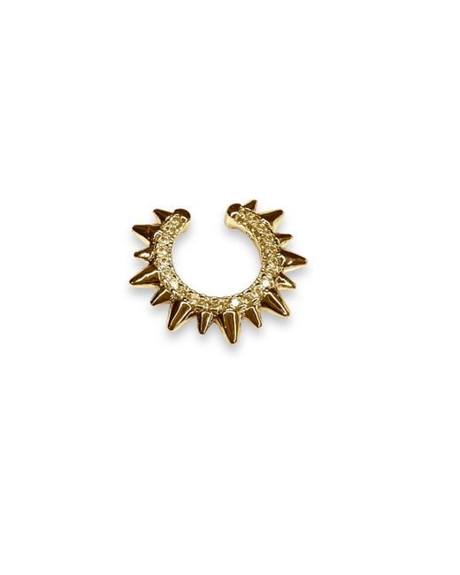 Jagged Halo Jewelry Metallic Jagged Ear Cuff