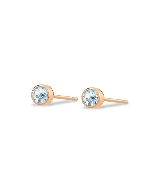 Maya Brenner Metallic Birthstone Stud