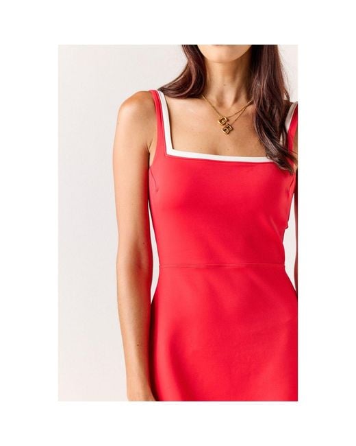 Goldie Byrd Red Cami Dress