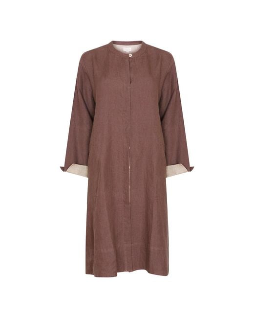 NoLoGo-chic Brown Super Mix Coat Dress