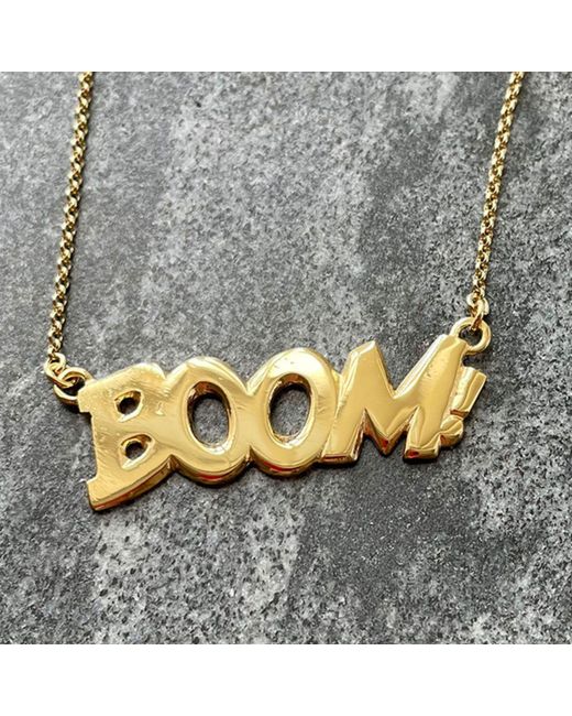 Edge Only Metallic Boom! Necklace 18Ct Vermeil