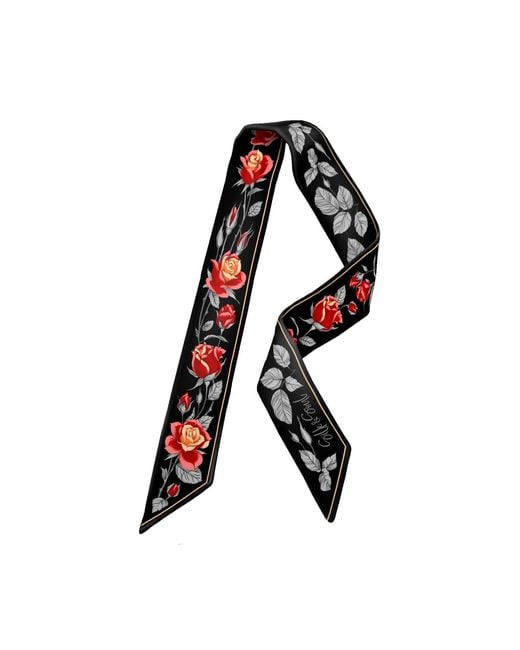 Silk&Soul Black Rose Twilly