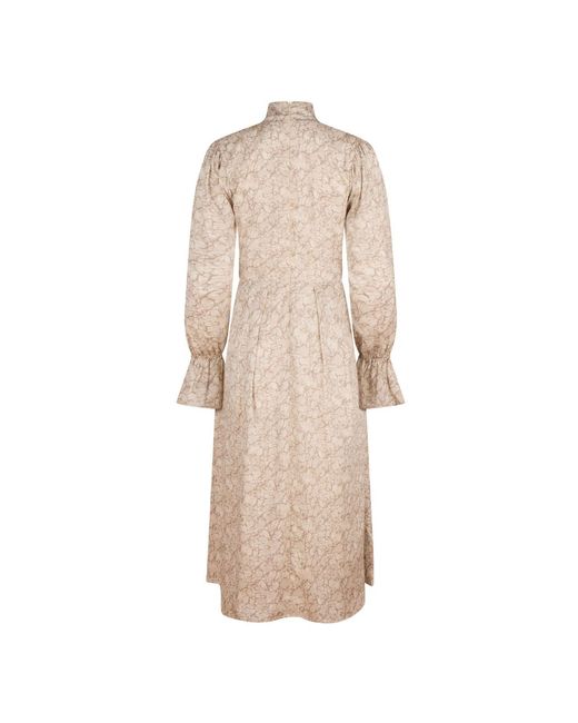 NUMBAT Natural Margot Cotton Bow Midi Dress