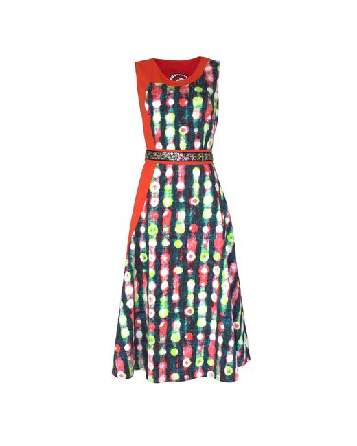 Lalipop Design White Broderie Anglaise Love Cotton Midi Dress