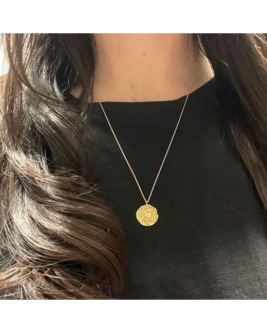 VicStoneNYC Fine Jewelry Metallic Sun And Moon Necklace