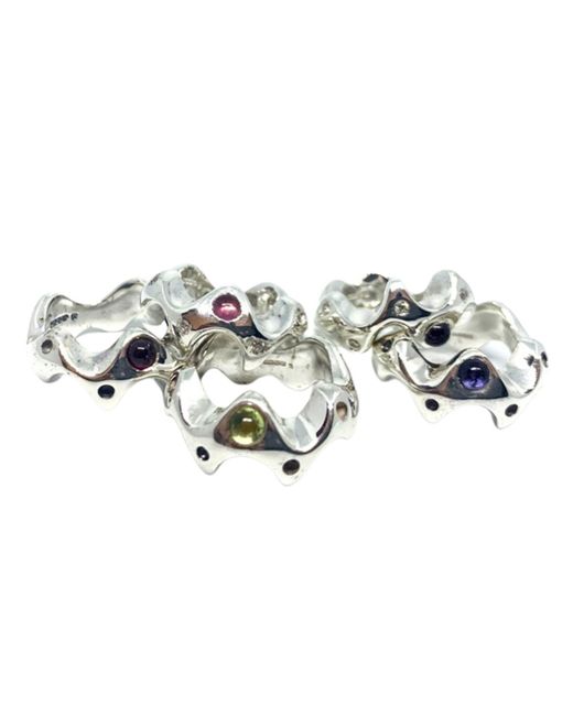 Tg-Jewellery by Tamara Gervasio Red Sea Slug Ring And Garnet