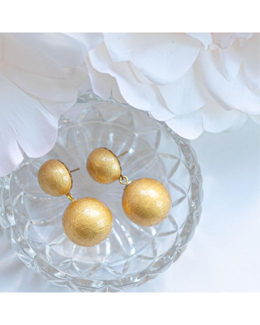 Saule Label Metallic Sonia Classic Earrings