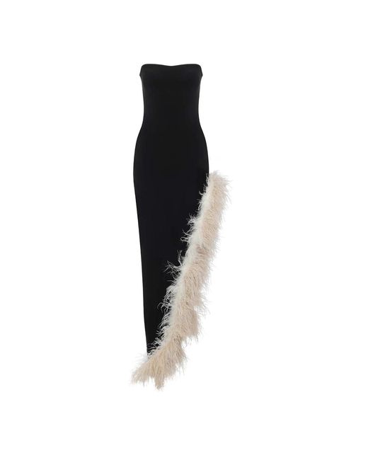 OSCARMORRIS Black Grace Dress