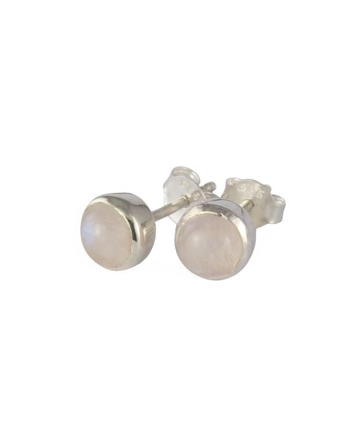 The Jewellery Store London White June Birthstone Earrings Studs – Moonstone