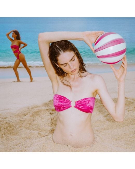 Perilla Lingerie Pink On The Beach Top
