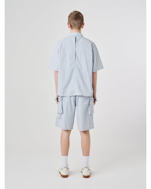 Uskees Blue Technique Trek Shirt for men