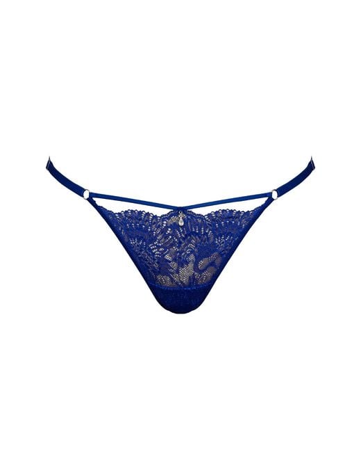 BonBon Lingerie Blue Pamela G-String Royal