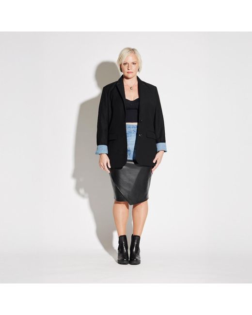 Circular Path Black Donna Blazer