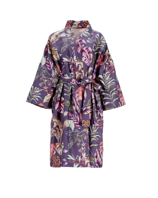Decoflux Home Purple Cotton Maternity Robe