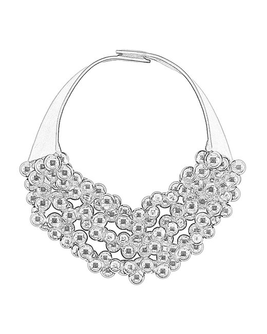 Fairchild Baldwin Red The Bubble Burgundy Necklace