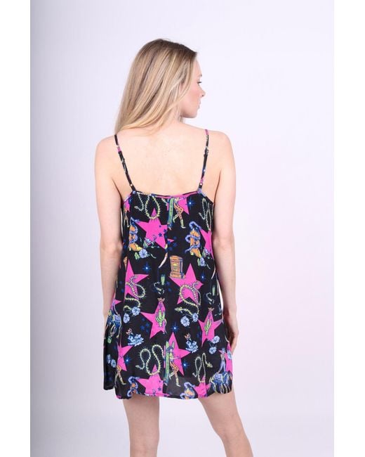 Any Old Iron Red Printed Circus Rider Short Dress