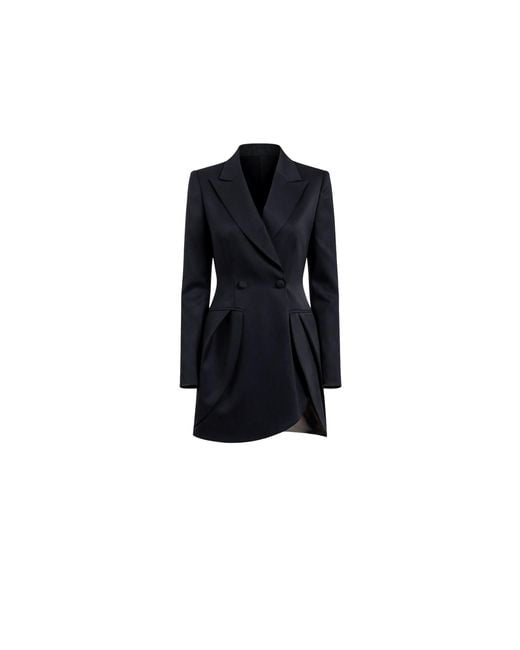 Lumina Eligma Black Petals Blazer Dress