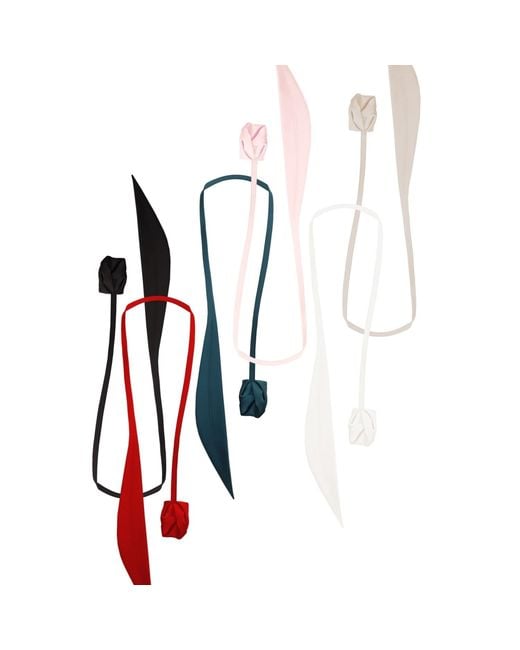 Julia Allert Pink Versatile Transformable Handmade Tie-Belt Light