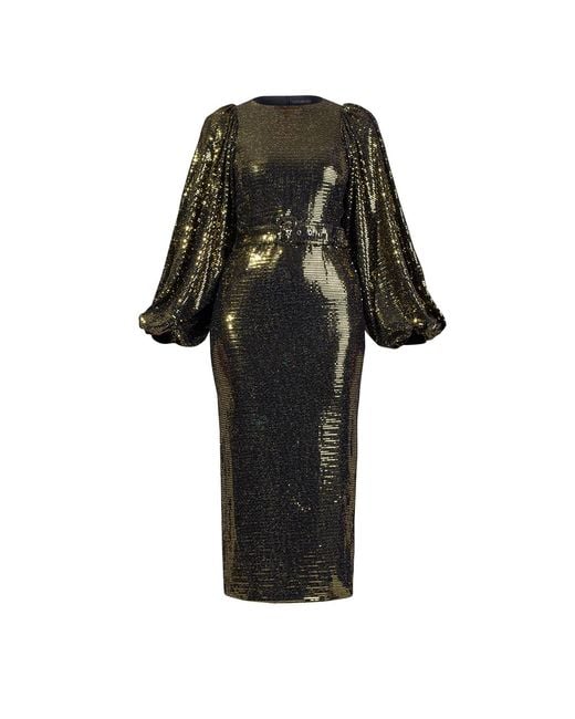 Meem Label Black Willow Sequin Dress