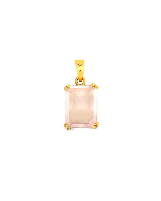 GEM BAZAAR Pink Rosings Pendant & Chain