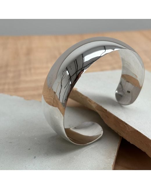 Ware Collective Gray Chubby Curve Bangle