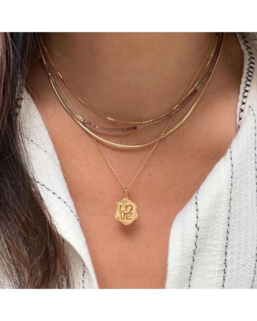 Hye Jane Jewelry Metallic Clara Love Necklace
