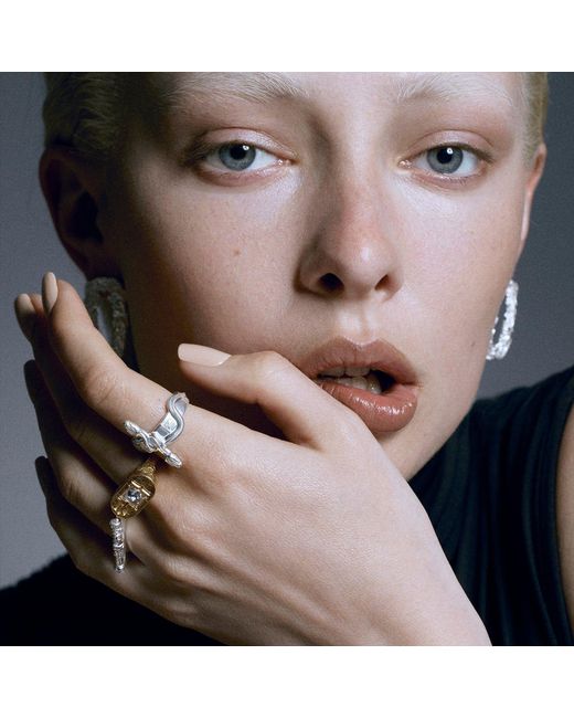 Stefan Tiron Metallic Alvaro Ring