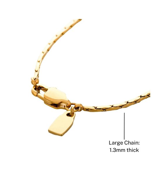 Mickey's Girl Metallic Moneta Chili Waterpoof Necklace