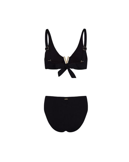 Aqva Swimwear Black Aiguablava Bikini Top