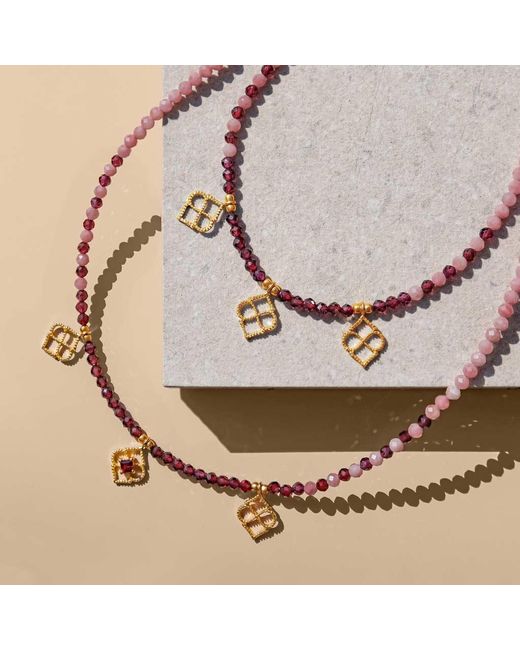 Charlotte's Web Jewellery Brown Marrakesh Sunrise Beaded Necklace